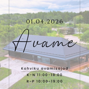 


Avame kohviku Jägala joa kaldal 01.04.2026.
Oled oodatud nautima häid maitseid, vaadet ja kevadet! 🌱

 #cafe #jägala #jägalajoa #openingsoon