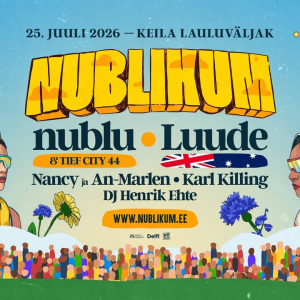 Teed juba suveks plaane ja mõtled, millisele festivalile sel aastal minna? 🤔

Nublu kutsub sind enda kodulinna – Keilasse! Kolmandat suve järjest toimub Keila Lauluväljakul NUBLIKUM, kus saad nautida head muusikat, festivalimelu ja mõnusat suveõhtut avaras rohelises keskkonnas ☀️🍹🍧

Laval astuvad üles nublu & TIEF CITY 44, DJ LUUDE (AUS), Nancy & An-Marlen, Karl Killing ja DJ Hendrik Ehte.

Pane kuupäev kalendrisse, kutsu sõbrad kaasa ja tule Keilasse suve nautima! Saadaval veel mõned piletid 😉

Vaata üritust siit ➡ https://fb.me/e/boKyeU9ku 

 #nublikum #visitharju #keilalinn

