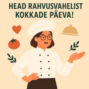 🎉 Täna, 20. oktoobril, tähistatakse rahvusvahelist kokkade päeva!👩‍🍳👨‍🍳

See päev on pühendatud kokkade töö tunnustamisele ja tervist toetava toitumise edendamisele haridusasutustes ja kogukondades üle maailma. 🌍

Täname südamest kõiki Harjumaa koolide ja lasteaedade kokkasid, kes iga päev hoolitsevad selle eest, et meie laste ja kolleegide toidulaud oleks tervislik, maitsev ja toetaks head enesetunnet. 💚 Teie töö on hindamatu – aitäh, et loote soojust ja hoolivust igasse päeva! 🌟
Kui täna märkad oma kokka, ütle talle aitäh – iga tunnustus loeb. 🙌

📸 Kui teil on toredaid hetki või fotosid tänasest tähistamisest, jagage neid julgelt – koos saame väärtustada meie toitlustajaid!

#RahvusvahelineKokkadePäev #TänuKokkadele #HOLHarjumaa #TervislikToitumine #Haridusasutused

